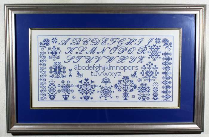 Embroidery sampler
