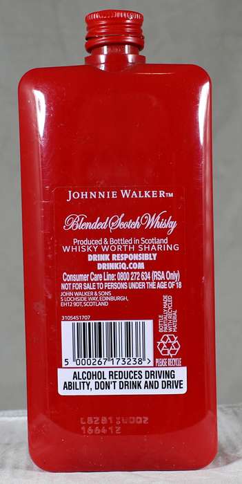 Johnnie Walker Red Label Plastic Bottle
