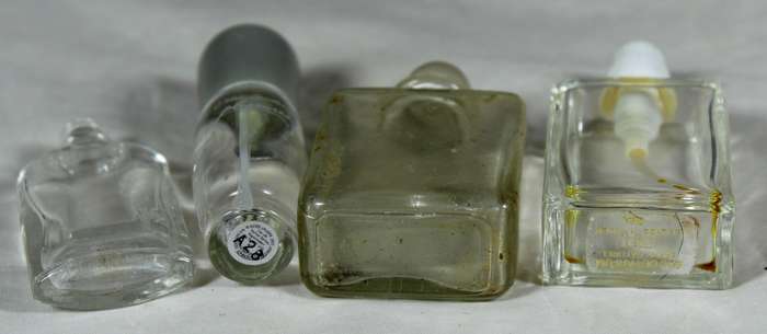 Perfume bottle - set of four small bottles
