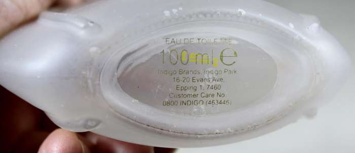 Perfume bottle - Yardley - white satin