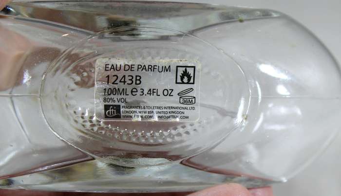 Perfume bottle - FTI - extasia