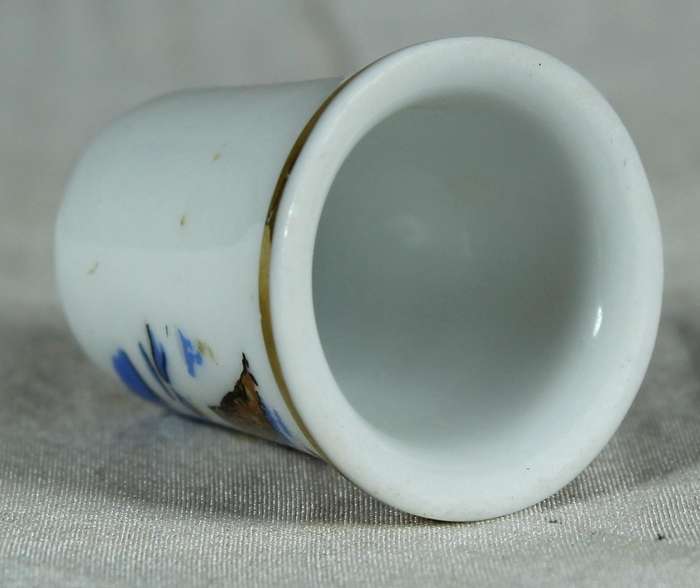 Bone China thimble - Chamonix