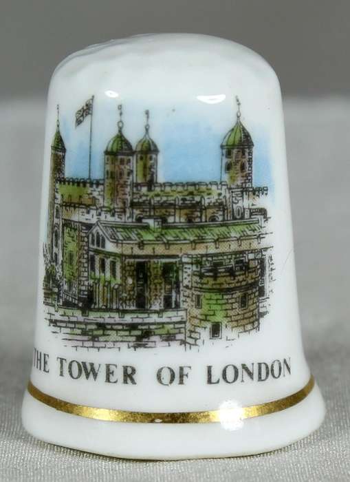 Bone China thimble - the tower of London