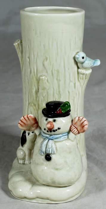 Gibson greeting card - Snowman pen/pencil holder