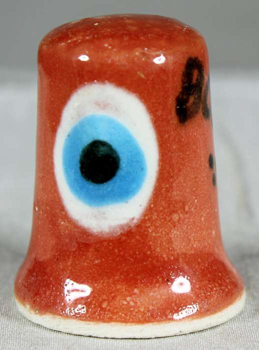 Bone China thimble - Bodrum