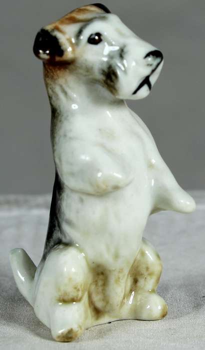 Miniature porcelain Airdale Terrier