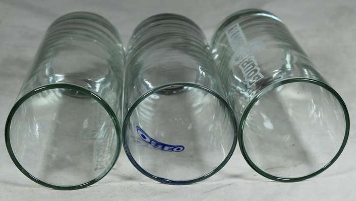 Pair of Sour Monkey glasses with on Oreo glass