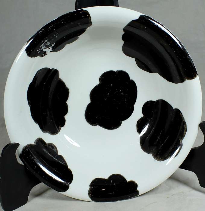Cow pattern breakfast bowl