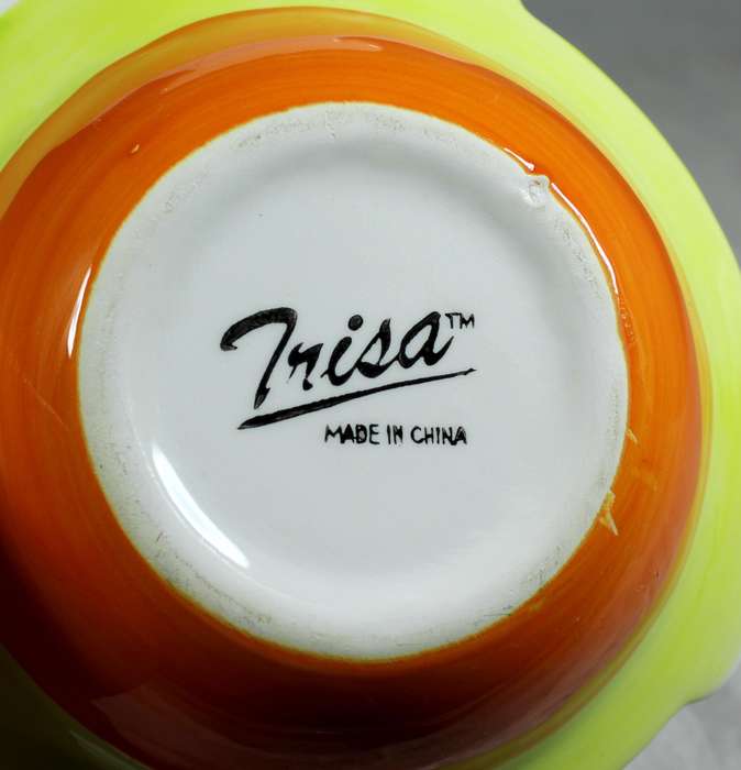 Porcelain cow themed bowl