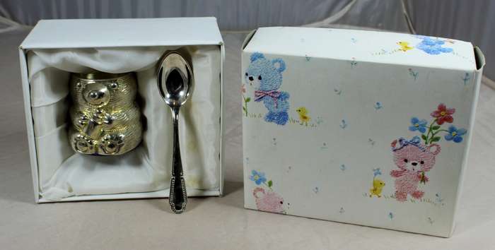 Baby egg holder & spoon gift set