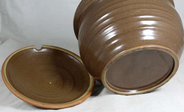 Large pottery soup bowl