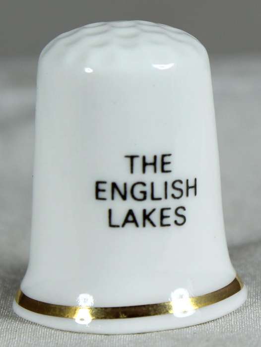 Bone China thimble - the bridge house - the English lakes