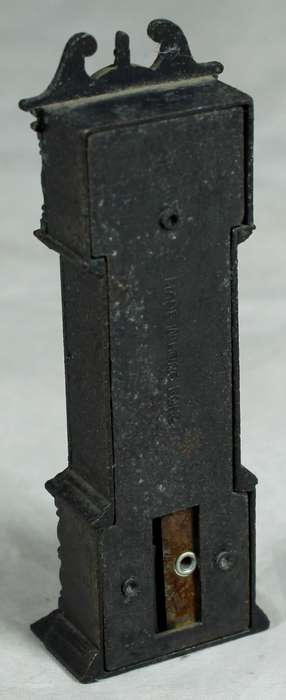 Miniature brass pencil sharpener - Vintage grand father clock