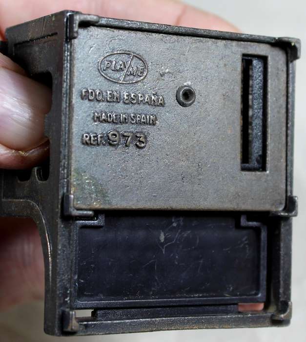 Miniature brass pencil sharpener - Vintage typewriter - Playtime (Italy)