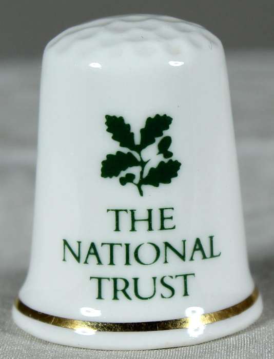 Bone China thimble - Lacock Abbey - National trust