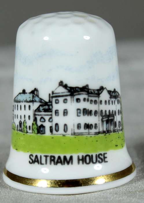 Bone China thimble - Saltram House - National Trust
