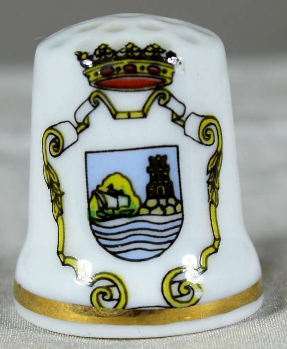 Bone China thimble - Rdo. de Estepona