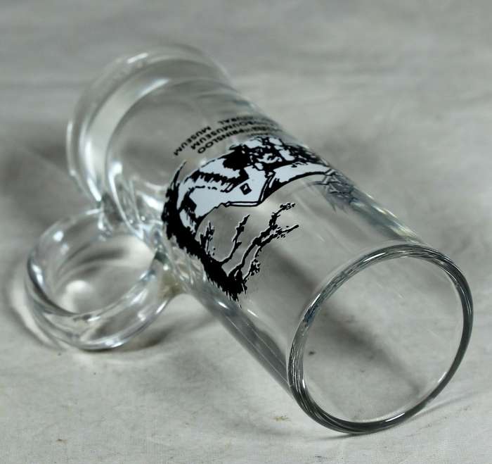Glass double tot measure - WIllem Prinsloo Landboumuseum