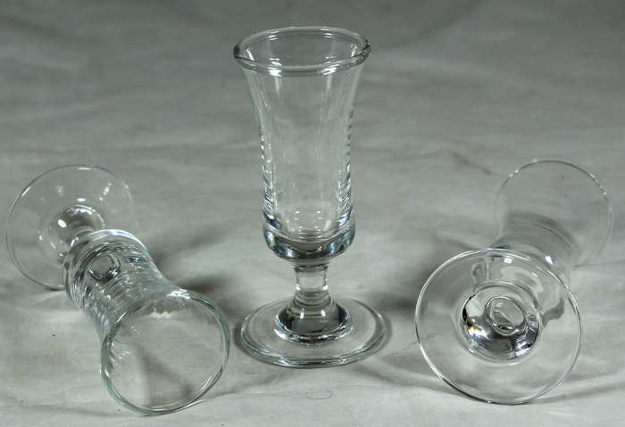 Trio of liquor glasses