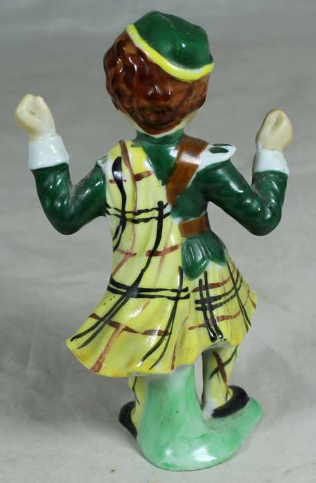 Ceramic Scottish boy dancing