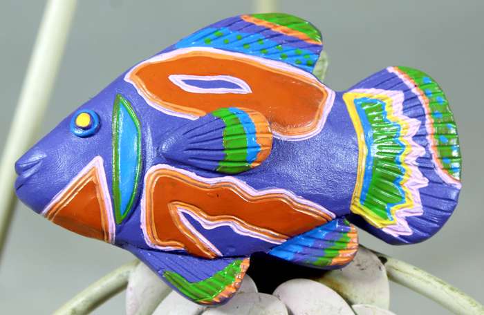 Fridge Magnet - Purple fish