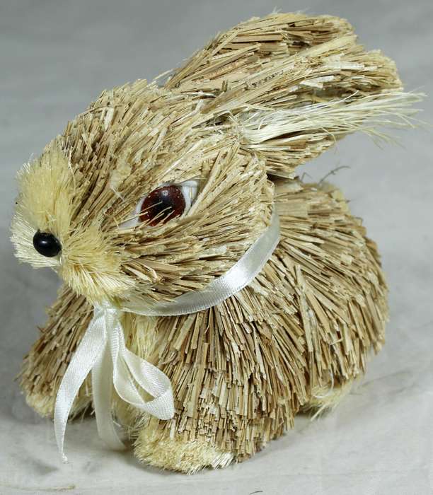 Paper mache rabbit