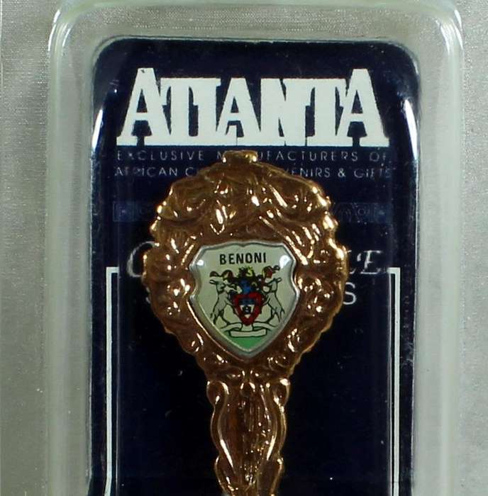 Souvenir spoon - Benoni - Copper - New in card