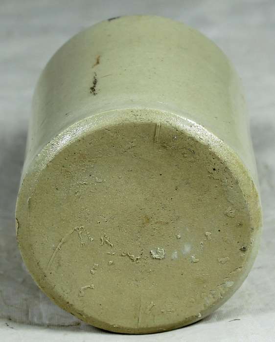 Glazed ceramic bottle