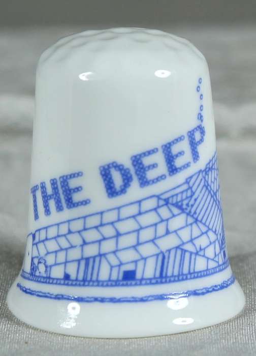 Bone China thimble - The Deep