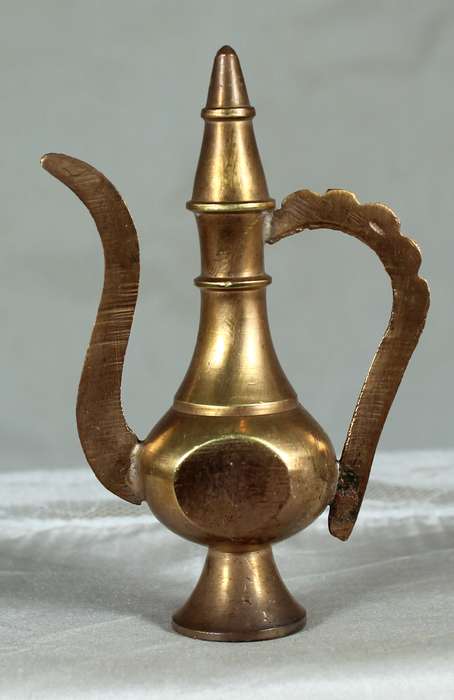 Miniature brass kettle