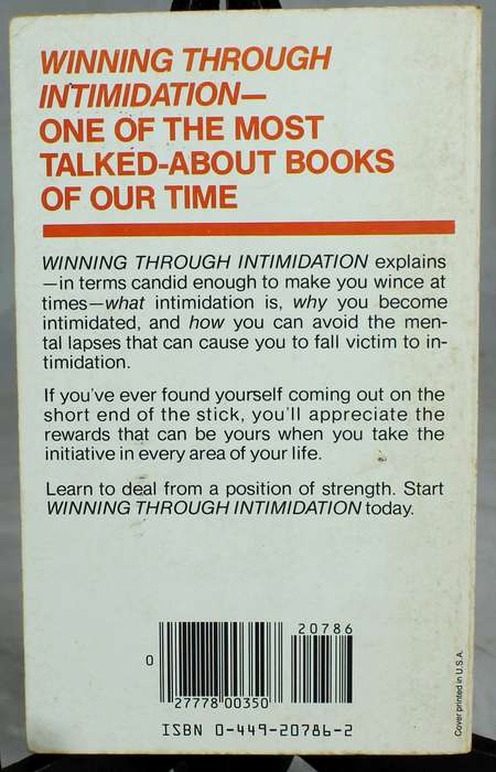 Winning through intimidation - RJ Ringer