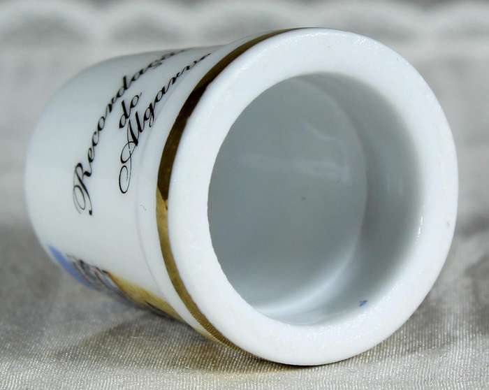 Bone China thimble - Algarve