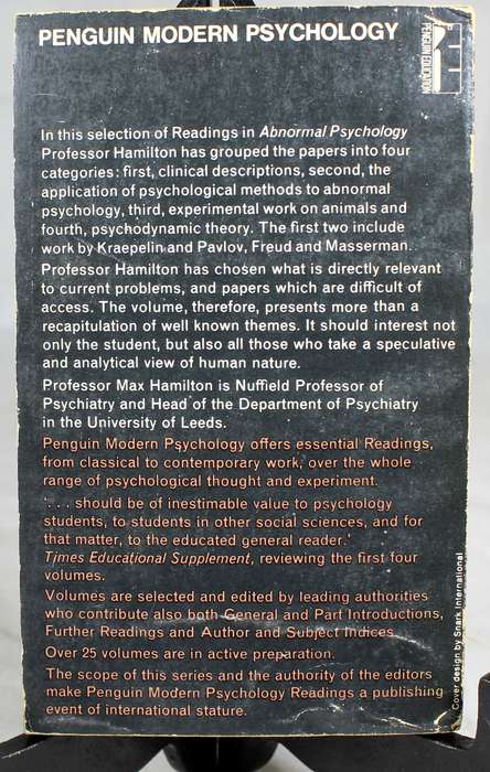 Abnormal psychology - M Hamilton