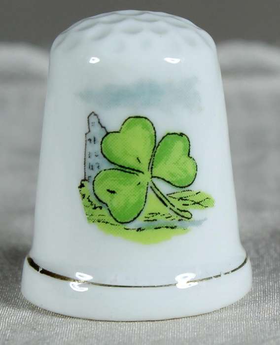 Bone China thimble - Ireland