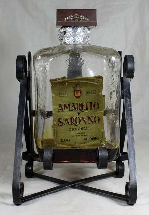 Very large metal swing with Amaretto Saronno liquor