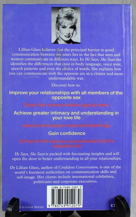 He says, She says - Dr L Glass