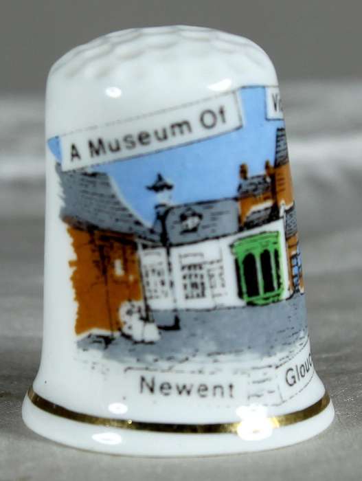Bone China thimble - a museum of Victorian life - Birchcroft