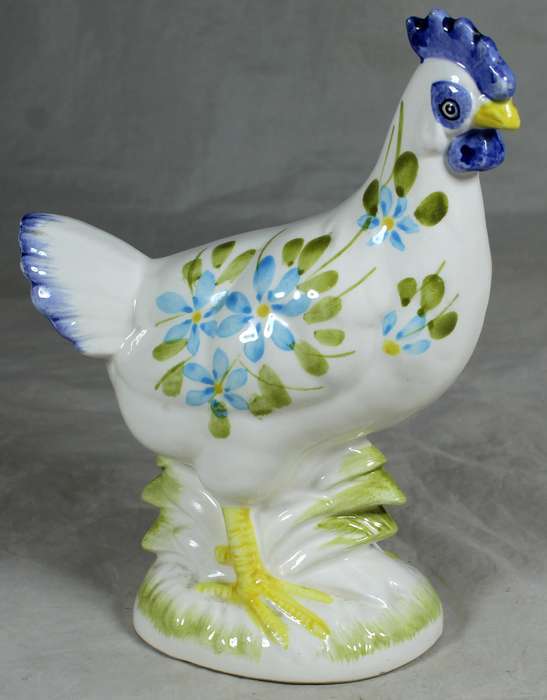 Blue & white chicken