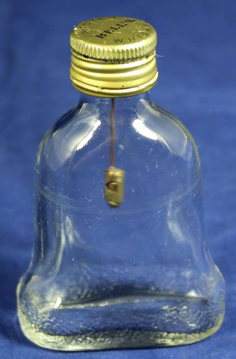 Home made bell in a Bell's bottle