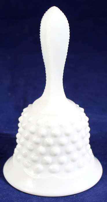 Fenton milk white glass bell