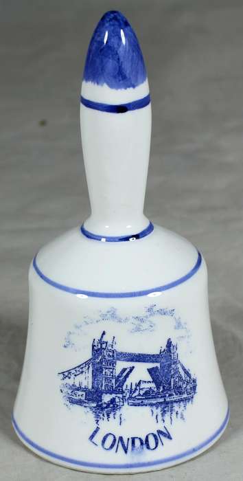 Porcelain bell - London scene