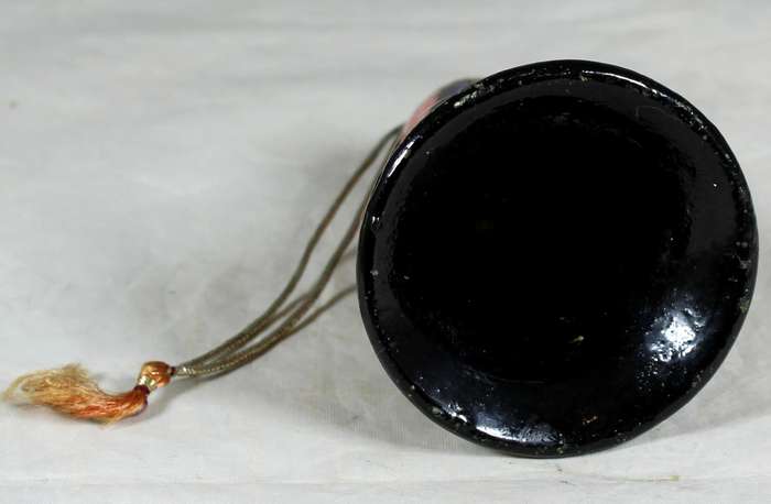 Hand painted wooden bell