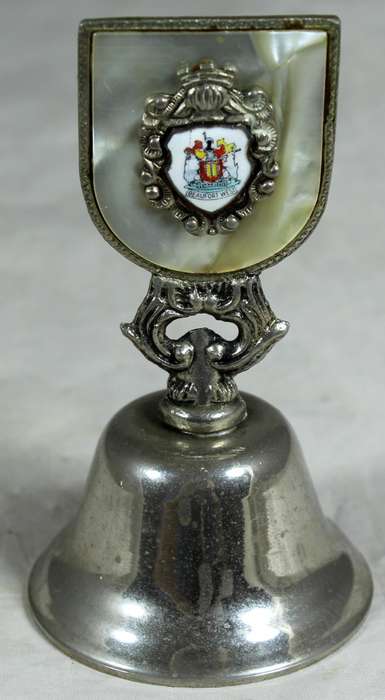 Souvenir silver plated bell - Beaufort West
