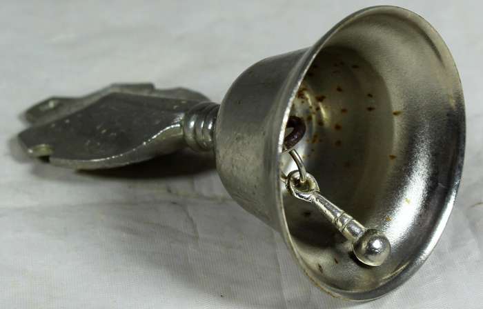Souvenir silver plated bell - Lainsburg