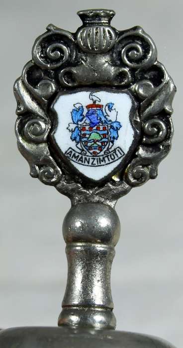 Souvenir silver plated bell - Amanzimtoti
