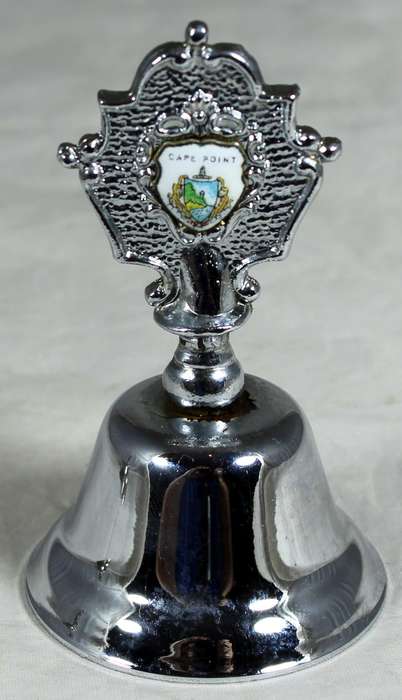 Souvenir silver plated bell - Cape point