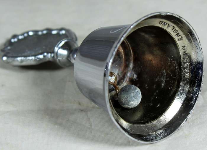Souvenir silver plated bell - Queen Elizabeth - silver jubilee 1977