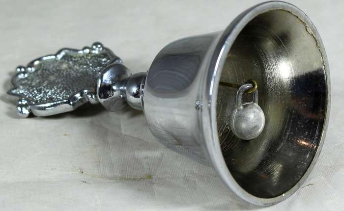 Souvenir silver plated bell - East London