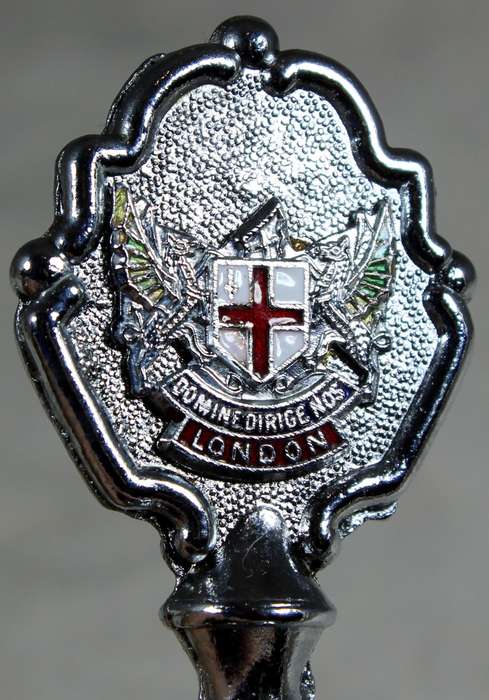 Souvenir silver plated bell - London
