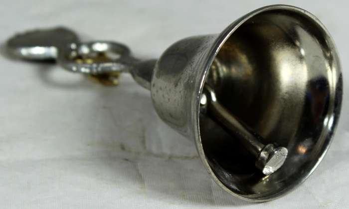Souvenir silver plated bell - Buffalo NY with pendant